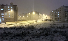 Erzurum ve Kars'ta kar yağışı etkili oldu