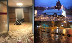 Edirne'de kuvvetli sağanak etkili oldu