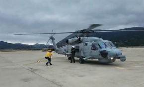 Askeri helikopter Zehra bebek için havalandı