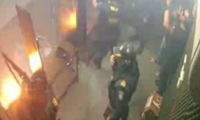 Atış poligonunda çıkan yangın paniğe sebep oldu