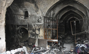 TİKA Kerkük’te yanan tarihi Kayseri Çarşısı'nı onarıyor