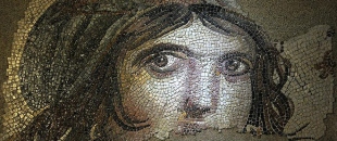 "Çingene Kızı" Zeugma Mozaik Müzesi'nde