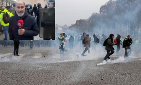 TRT Haber gerilimin tırmandığı Paris sokaklarında