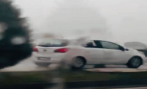 Çevre yolunda 3 kilometre ters yönde gitti