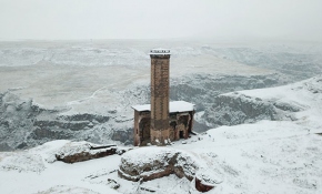 Kar altında "Medeniyetler Beşiği" Ani
