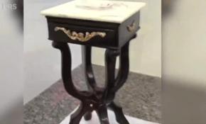 Çikolatadan gramofon yaptı