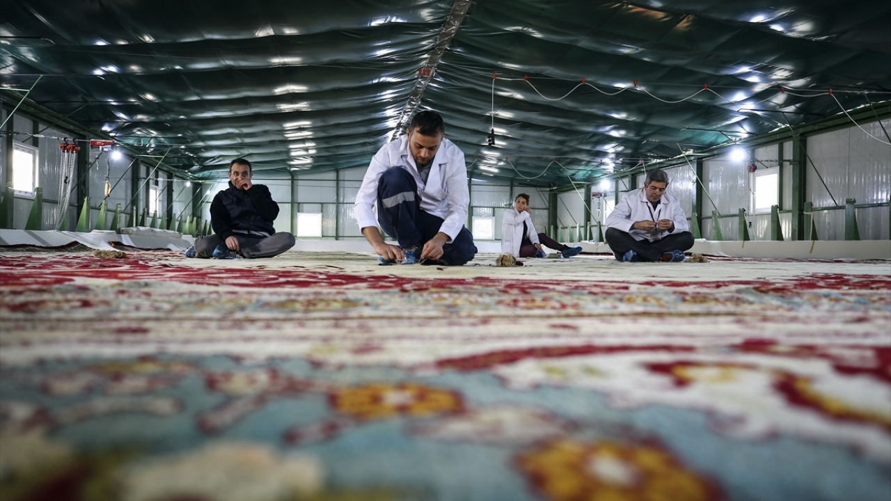 Yaklaşık 3 ton ağırlığında olduğu tahmin edilen, 468 metrekare büyüklüğündeki ve dünyanın en büyük halılarından biri olan halı, yaklaşık 2,5-3 yıl sürecek restorasyon çalışmasının ardından Yıldız Şale Köşkü Tören Salonu`na yeniden yerleştirilecek.