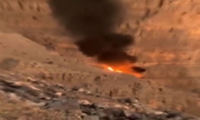 BAE'deki helikopter kazasının görüntüleri ortaya çıktı