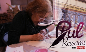 Minyatürleri pula işleyen bir sanatçı Sebahat Kırçak