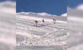 Komandoların kayaklı hafif silah eğitimi göz doldurdu