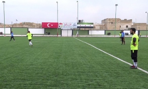 El Bab'da yeniden futbol coşkusu yaşanıyor