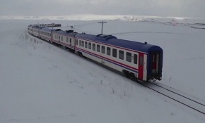 Doğu Ekspresi yolculuğundan eşsiz görüntüler