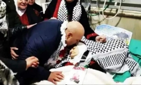 16 yılın ardından hapisten çıkan Filistinli, annesinin son anlarına yetişebildi